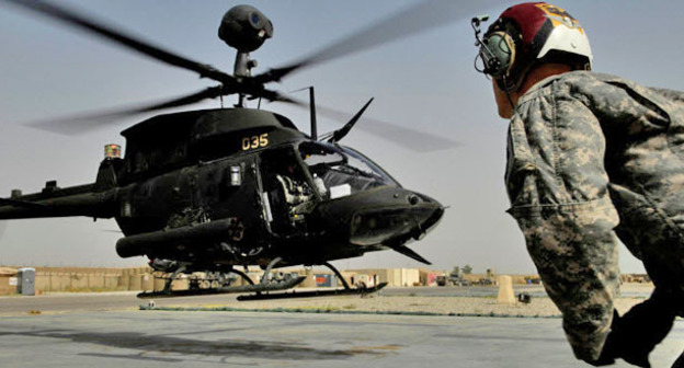 Вертолет армии США в Мосуле. Фото пользователя DVIDSHUB https://www.flickr.com