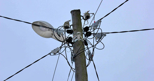 Электрический столб. Фото http://www.riadagestan.ru/
