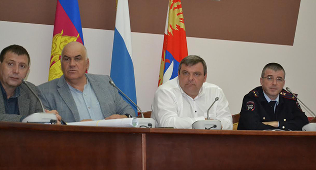 Межведомственная комиссия в мэрии Сочи. Фото Светланы Кравченко для "Кавказского узла"