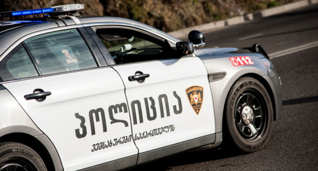 Полицейская машина. Фото: Александр Имедашвили Newsgeorgia