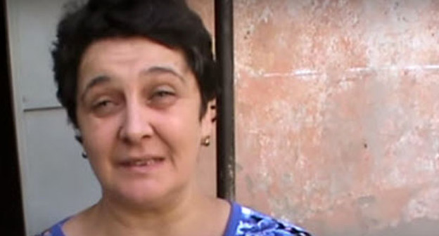 Марьяна Карданова, жительница общежития на улице Мальбахова, 3"а" в Нальчике. Кадр из видео "Кавказского узла"