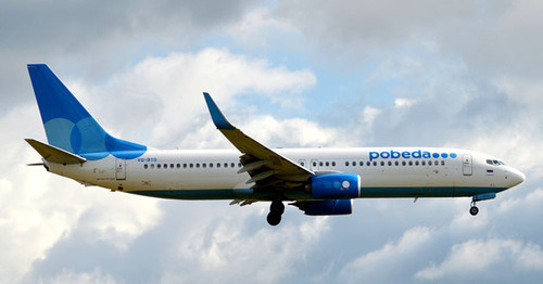Самолет авиакомпании "Победа". Фото: Anna Zvereva https://ru.wikipedia.org