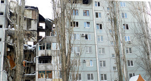 Разрушенный взрывом дом в Волгограде. Январь 2016 г. Фото Татьяны Филимоновой для "Кавказского узла"