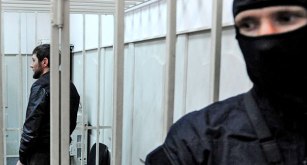 Подозреваемый в убийстве политика Бориса Немцова Заур Дадаев. Фото: Maxim Blinov (RFE/RL)