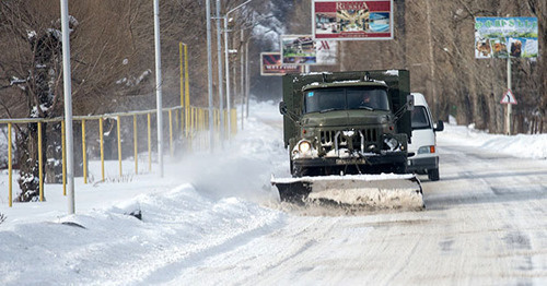 Уборка снега на дорогах. Фото: Sputnik/Асатур Есаянц