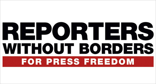 Логотип организации "Репортеры без границ". Фото: https://rsf.org/en