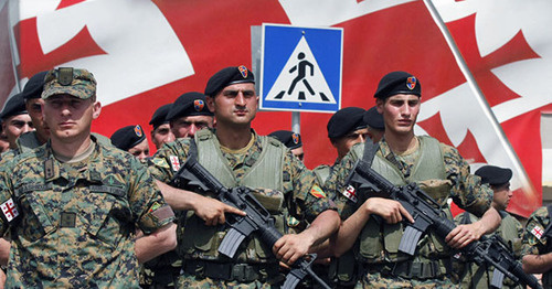 Грузинские военнослужащие. Фото: Sputnik/Давид Хизанишвили