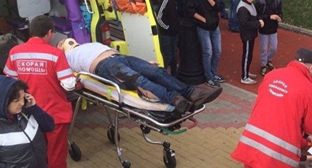 На месте падения вертолета в Сочи. 1 ноября 2016 г. Фото: Даниил Воробьев http://sputnik-abkhazia.ru/