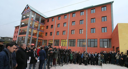Открытие нового корпуса медицинского университета имени Давида Твилдиани. Фото: https://www.newsgeorgia.ge/43313-2/