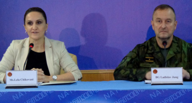 Лела Чиковани и Ладислав Юнг. Фото Инны Кукуджановой для "Кавказского узла"