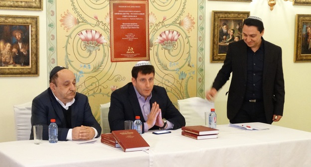 Участники презентации нового горско-еврейского словаря. Москва, 15 ноября 2016 г. Фото Семена Чарного для "Кавказского узла".