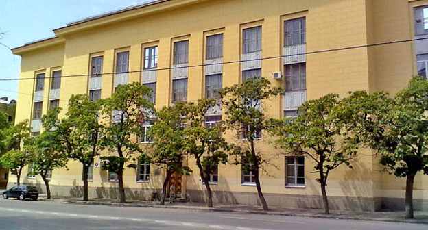 Здание Волгоградской консерватории (института) имени Серебрякова. Фото: Redboston https://ru.wikipedia.org/