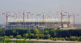 Вид на стадион "Ростов-арена", сентябрь 2016 г. Фото: GennadyL https://ru.wikipedia.org Вид на стадион "Ростов-арена", сентябрь 2016 г. Фото: GennadyL https://ru.wikipedia.org