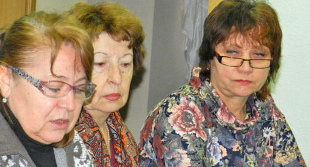 Жильцы пострадавших от капремонта домов. Фото Татьяна Филимоновой для "Кавказского узла"