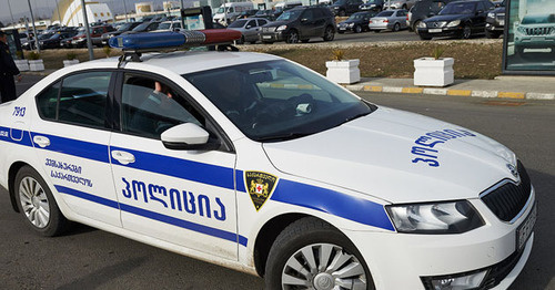 Полицейская машина. Фото: Alex Imedashvili, Newsgeorgia