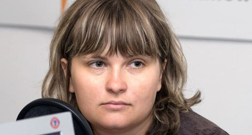 Журналистка "Новой газеты" Елена Милашина. Фото RFE/RL http://pasmi.ru/archive/50109