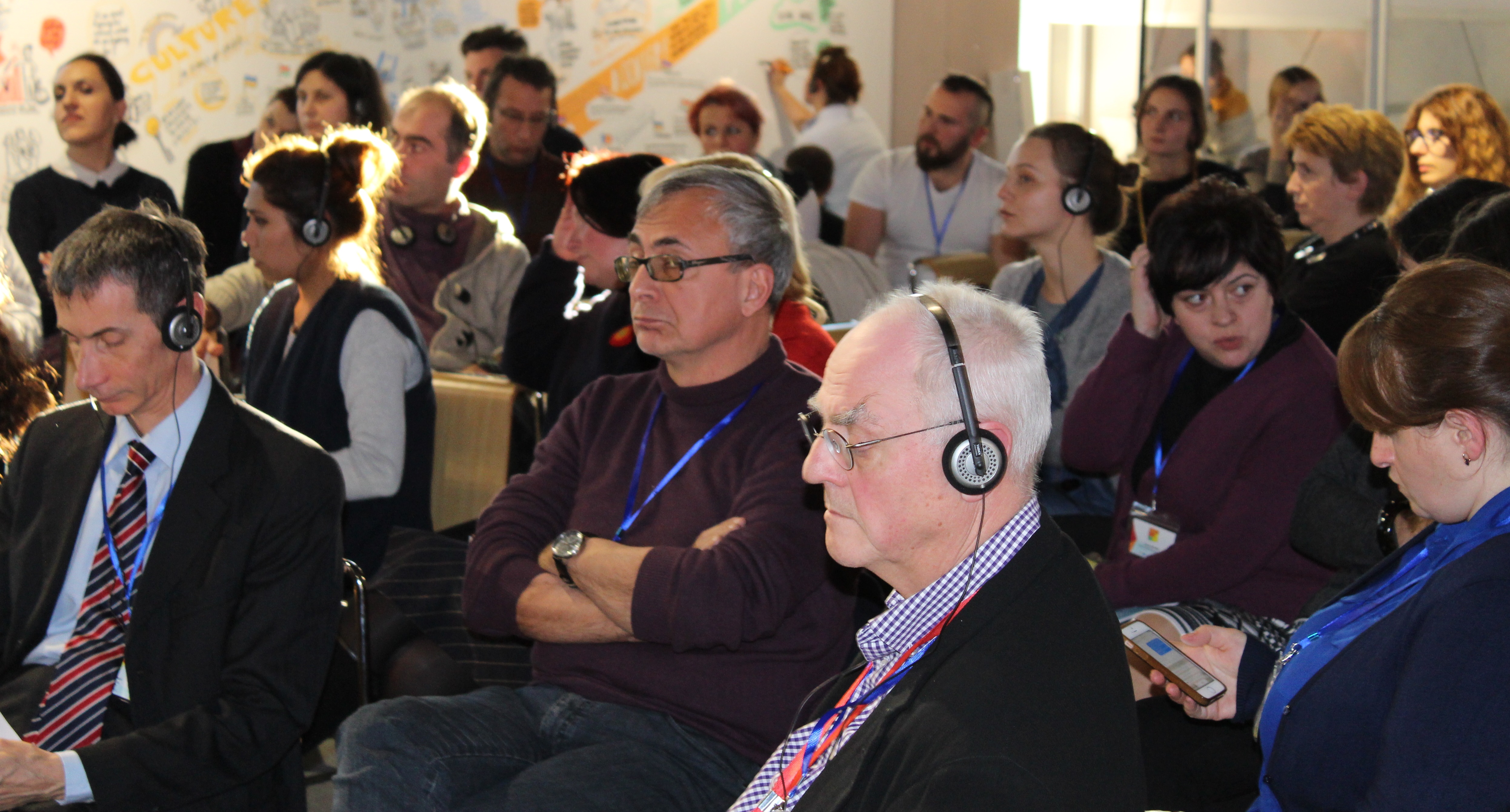 Участники форума "Креативная Грузия". 9 декабря 2016 года, Тбилиси. Фото Инны Кукуджановой для "Кавказского узла". 