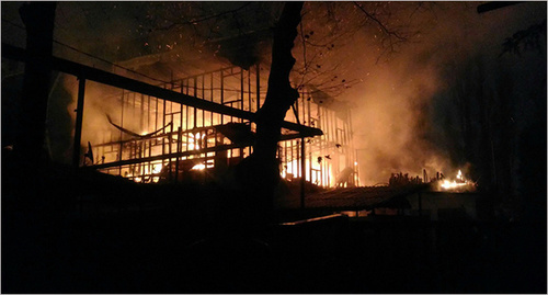 Пожар в частном доме в Сочи. Фото http://blogsochi.ru
