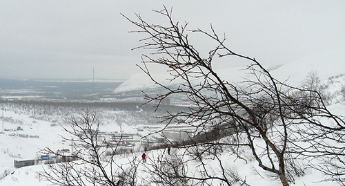 Снег в горах. Фото Нины Тумановой для "Кавказского узла"
