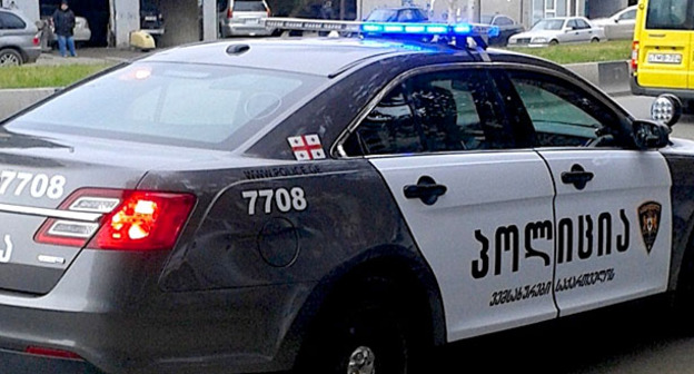 Полицейская машина. Фото: Giorgi Balakhadze http://sputnik-georgia.ru/