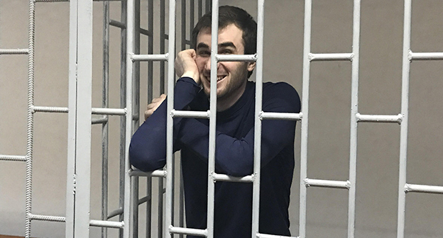 Жалауди Гериев в зале суда. Фото Патимат Махмудовой для "Кавказского узла"