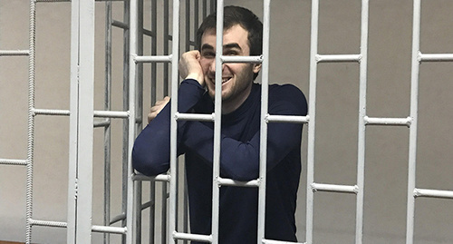 Жалауди Гериев в зале суда. Фото Патимат Махмудовой для "Кавказского узла"