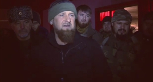 Рамзан Кадыров во время спецоперации по поиску вооруженного боевика в Курчалоевском районе  Чечни. Фото Стоп-кадр видео с личной страницы в инстаграм Р. Кадырова. https://www.instagram.com/kadyrov_95/