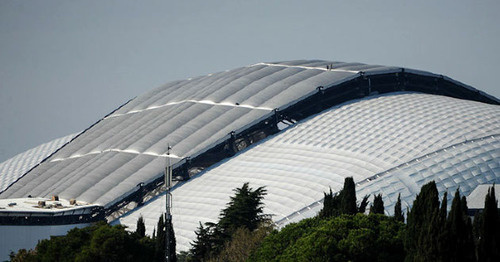 Олимпийский стадион "Фишт". Фото  © Нина Зотина, ЮГА.ру