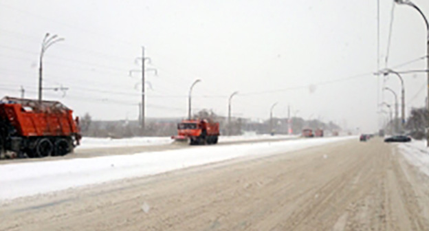 Участок автодороги Александровское — Курсавка в Ставропольском крае. Фото http://26.mchs.gov.ru/operationalpage/operational/item/4751041/