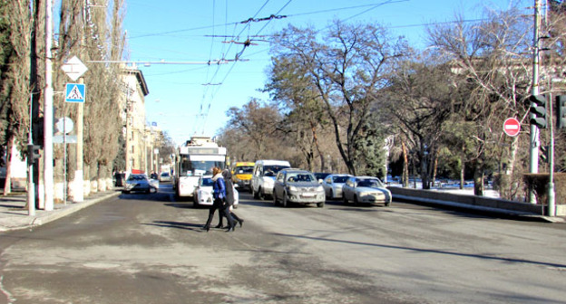Проспект имени Ленина в Волгограде. Фото Вячеслава Ященко для "Кавказского узла"