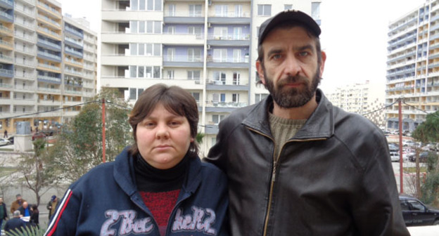 Мардирос Демерчян c супругой. Фото Светланы Кравченко для "Кавказского узла"