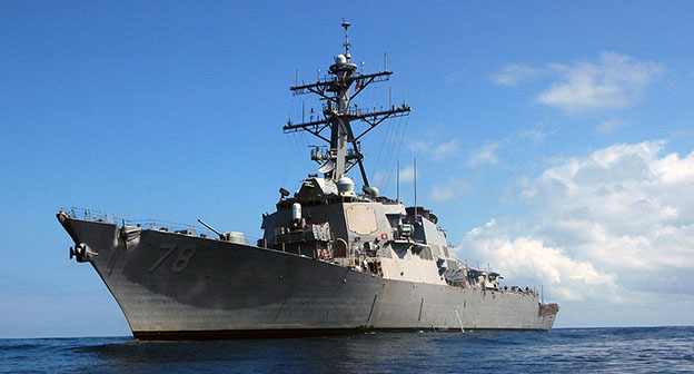 Эсминец USS Porter американских вооруженных сил. Фото https://ru.wikipedia.org/wiki/USS_Porter_(DDG-78)#/media/File:USS_Porter_(DDG-78)_2007.jpg