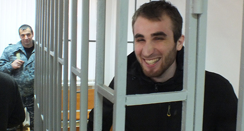 Жалауди Гериев в зале суда. Фото Патимат Махмудововй для "Кавказского узла"