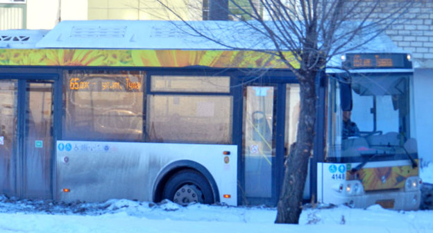 Новый автобус ООО «Волгоградский автобусный парк». Фото Татьяны Филимоновой для "Кавказского узла"