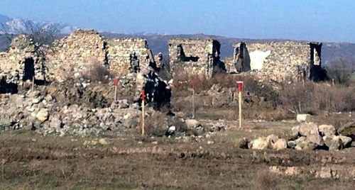 Развалины села Чоджук Марджанлы. Фото Фаика Меджида для "Кавказского узла"