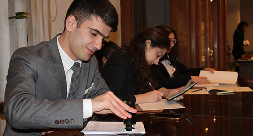 Избирательный участок для голосования на карабахском референдуме в Ереване. Фото Армине Мартиросян длят"Кавказского узла"