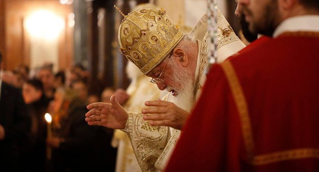 Католикос-патриарх всея Грузии Илия II. Фото © FB / Георгий Квирикашвили
https://sputnik-georgia.ru/society/20170216/234903012/Ilija-Vtoroj-vernetsja-v-Gruziju-20-fevralja.html