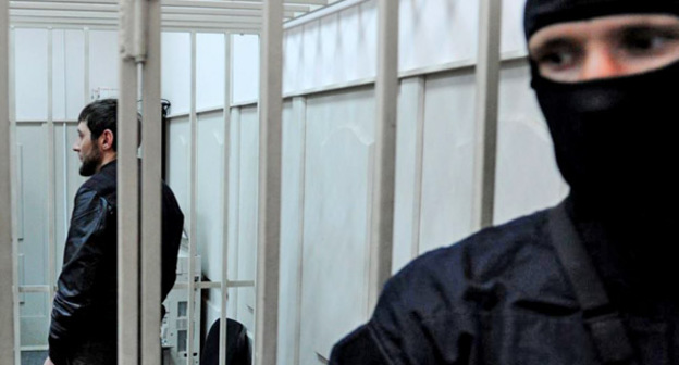 Заур Дадаев в зале суда. Фото: Maxim Blinov (RFE/RL)