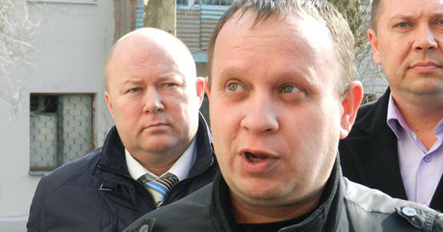 Замначальника отдела лицензионного контроля инспекции Госжилнадзора по Волгоградской области Андрей Солодков. Волгоград, 2 марта 2017 г. Фото Татьяны Филимоновой для "Кавказского узла"