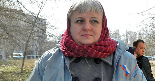 Юрист реготделения ОНФ Ольга Литвиненко. Волгоград, 2 марта 2017 г. Фото Татьяны Филимоновой для "Кавказского узла"