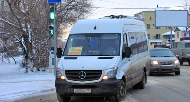 Маршрутное такси в Волгограде. Фото Вячеслава Ященко для "Кавказского узла"