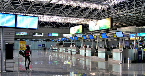 Внутренний вид Международного аэропорта Сочи. Фото: Alexander V. Solomin https://ru.wikipedia.org