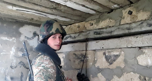 На боевых позициях в Нагорном Карабахе. Фото Алвард Григорян для "Кавказского узла"