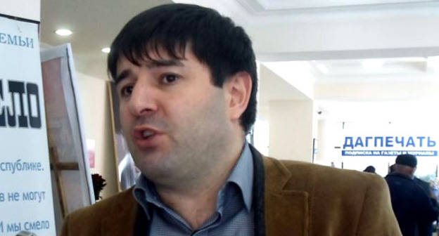 Главред дагестанской газеты "Новое дело" Гаджимурад Сагитов. Фото: RFE/RL