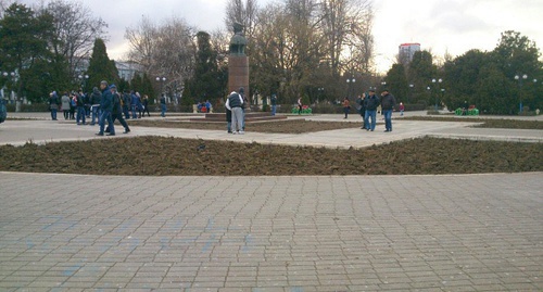 Выбранное махачкалинскими активистами место для митинга. Фото: Vk.com/dimon_mkala