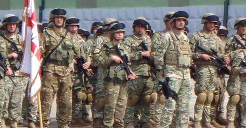 Вооруженные силы Грузии. Фото Инны Кукуджановой для "Кавказского узла"