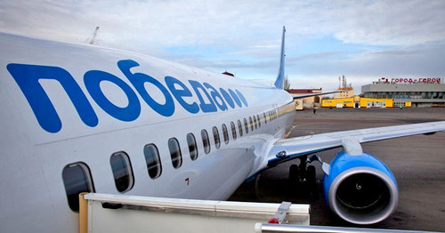 Самолет авиакомпании "Победа". Фото http://www.riadagestan.ru