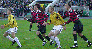 Игроки ФК "Кубань" © Фото ЮГА.ру