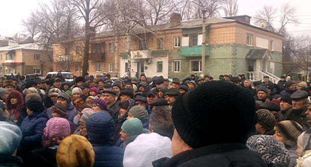 Митинг шахтеров в Гуково. Февраль 2016 г. Фото http://kprf-don.ru