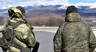 Пограничники на границе Южной Осетии и Грузии. Фото: Sputnik/Михаил Хасиев